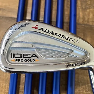 Adams Idea Pro Gold Forged Iron Set (5-PW) Javlin FX Stiff Flex Graphite +1/4” • $341.85