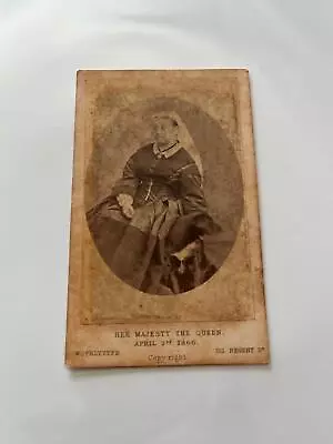 1866 ORIGINAL CDV Photograph QUEEN VICTORIA London FROM OFFLEY COLLECTION VA • $15