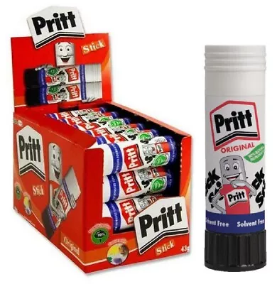 £9.45 • Buy Pritt Stick Glue Large 43g Roller Non Toxic Washable Office School Stationary