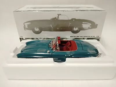 MINICHAMPS Mercedes Benz 300 Sl W198 Roadster Blue 1958 1/18 180039035 • $222.71