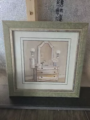 C. Winterle Olson Bathroom Print Framed And Signed See Description • $40