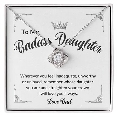 Daughter Necklace Gift Necklace For Daughter From Dad Jewelry Mother  Dad • $32.99