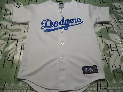 Kids Medium Los Angeles Dodgers #13 Stained  MLB Majestic Jersey • $7.99