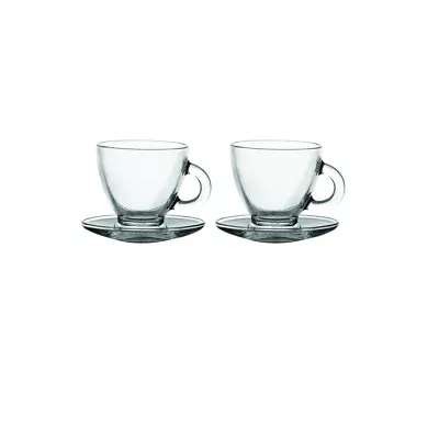 Rayware Entertain Cappuccino Cup & Saucer Set Of 2 • £11.66