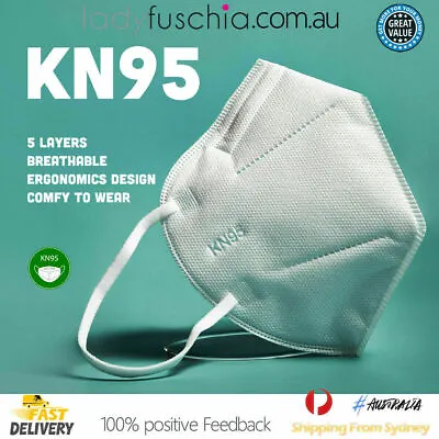 N95 KN95 P2 KF94 ✅3/5/10 PC Certified Disposable Respirator ✅3D Kid Face Masks • $10.65