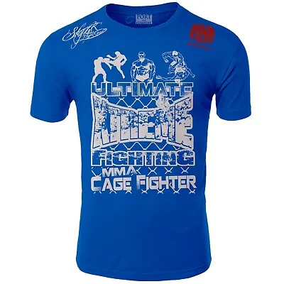 Ultimate Xtreme Fighting MMA Ufc Cage Fighter Adult Shorts Sleeve T Shirt Top • $14.95
