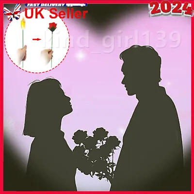 Torch To Rose Fire Magic Trick Flame Appearing Flower Valentine's Day &H • £4.69