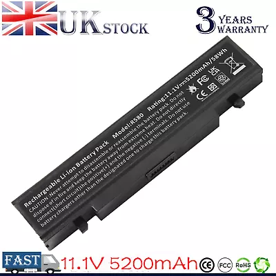 Battery For Samsung AA-PB9NC6B AA-PB9NS6B R519 R428 R580 R780 R730 RV511 6 Cells • £13.99