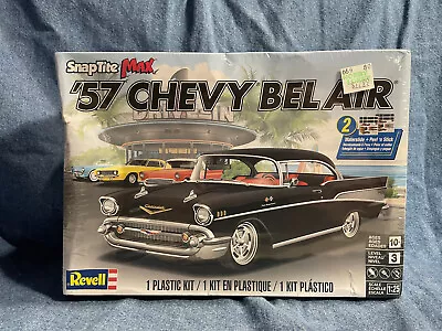 Revell Snap Tite Max ’57 Chevy Belair 1:25 Model Kit 85-1529 NIB Damage • $22.99