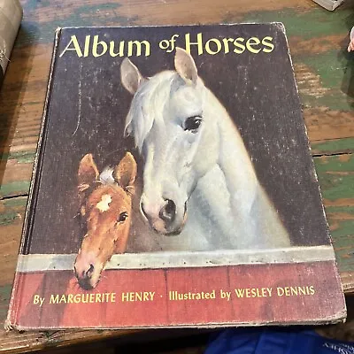 Album Of Horses By Marguerite Henry  Vintage 1964 Hardcover Pony Childrens Book • $14.99