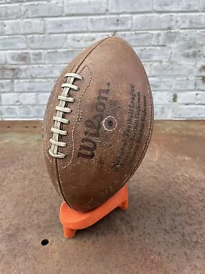 Pete Rozelle Vintage Leather Football Wilson NFL Ball Vintage Old Antique Wilson • $60