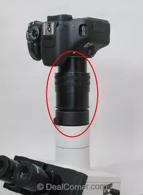 Zooming Olympus Microscope Adapter Tube For Nikon Canon Sony DSLR Cameras. • $140