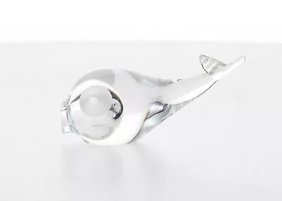 HADELAND SCANDINAVIAN GLASS FISH / WHALE Vintage Norway • £24