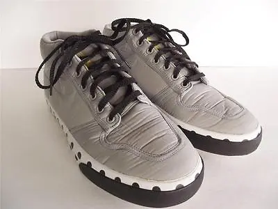 Alife Parachute Mid Top Shoes Mens 9 Gray Black Polka Dot Yellow Hightop • $24.99