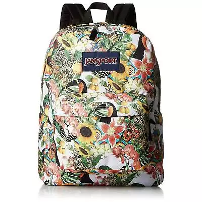 Jansport Superbreak Backpack Multi Jungle Jam • £40.85