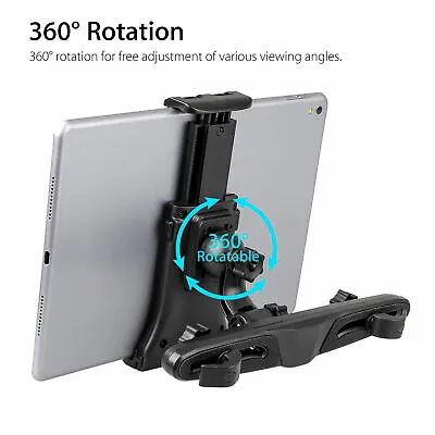 360° Car Back Seat Headrest Mount Holder Stand For 4-12Inch Phone Tablet PC IPad • $12.99