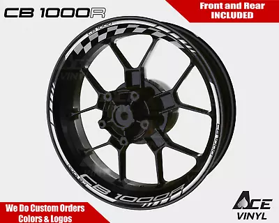 Honda CB1000R Neo Sports Cafe Wheel Decals Rim Stickers Tape Graphics Set • £38.40