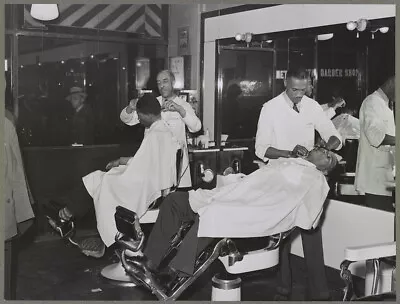 8  X 10  Photo Negro Barber Shop. • $28.58