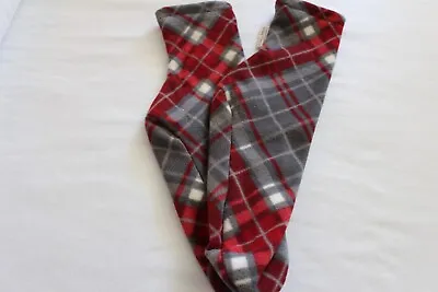 New Fleece Socks Red Gray Argyle Men's Choose Size • $9.99