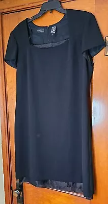 Liz Claiborne Size 16 Black Dress Lightweight Lined Party Funeral Work • $20