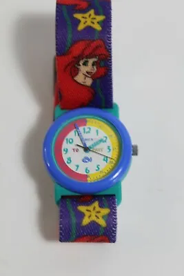 $27.99 • Buy Timex Kids Watch Elastic Band Vintage 90s Disney The Little Mermaid