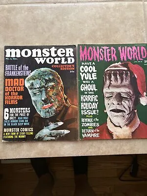 MONSTER WORLD Lot Of Two:#1 And #6.Nice Condition • $22.99