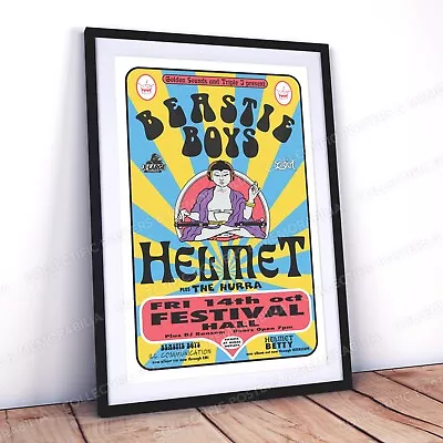 Rare BEASTIE BOYS + HELMET Tour Promo Poster 1994 Melbourne Festival Hall • $70