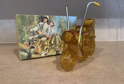 Vintage Avon Mini Bike Sure Winner Bracing Original Box Yellow Glass Handlebars • $16.99