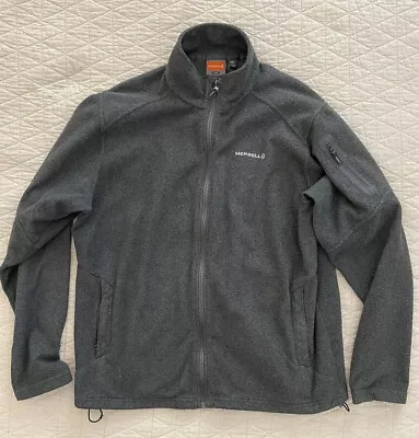 MERRELL Full Zip Soft Knit Jacket In Gray Size L • $32.50