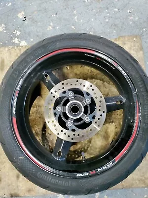 2001-2005 Suzuki Gsxr 600 Gsxr 750 Oem Rear Wheel Rim With Rotor Dented!! • $90