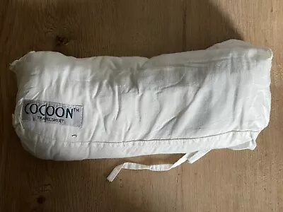 £15 • Buy Cocoon Travel Sheet -White Cotton