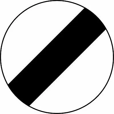  National Speed Limit Applies Road Safety Sign  • £37.79