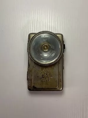 Soviet Vintage Metal Flashlight. Hunting Tourist Military Pocket Lantern USSR • $0.99