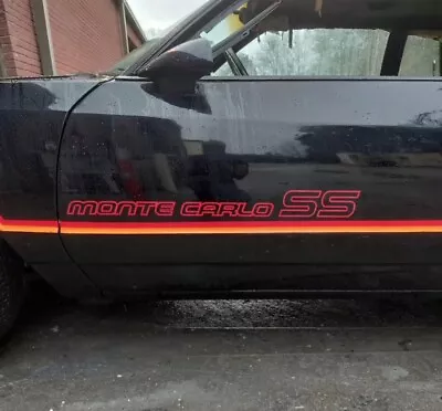 Chevrolet Monte Carlo SS Outline Body Decal Set Sticker New Custom 3PC OEM • $44.99