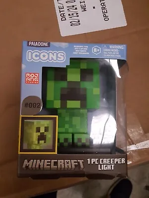 Paladone Icons Minecraft Creeper Light #002 • $16.99