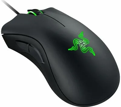 RAZER Wired Mouse 6400DPI Ergonomic Silent Gaming Mouse UniversalWired Mice • $15.29