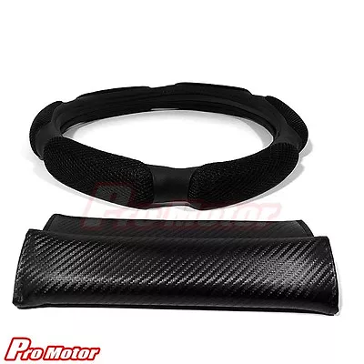 $25.60 • Buy Hand Buffer Seat Belt Pad Cushion Vintage Steering Wheel Slip-On Protector Cover