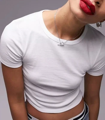 £8 • Buy Topshop Tall Everyday Tee In White