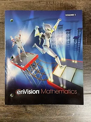 8th Grade 8 Envision Mathematics Student Edition Volume 1 2020 Topics 1-4 • $10.99