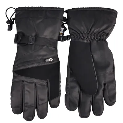 Men's Thinsulate 3M Water Resistant Waterproof Winter Snow Ski Gloves SIZE XL • $14.99