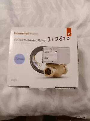 HONEYWELL 2 TWO PORT MOTORISED ZONE VALVE 22mm V4043 • £50