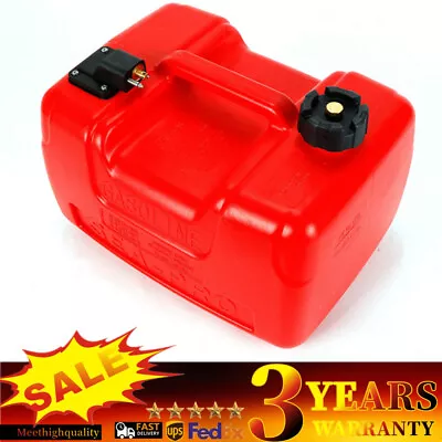 12L 3 Gallon Portable Boat Fuel Tank Marine Outboard Fuel Tank With Connector US • $30.40