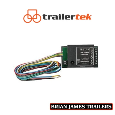 Teb7as 12v Volt 7 Way Universal Upgrade Kit Pass Bypass Relay Towbar Wiring • £36.99