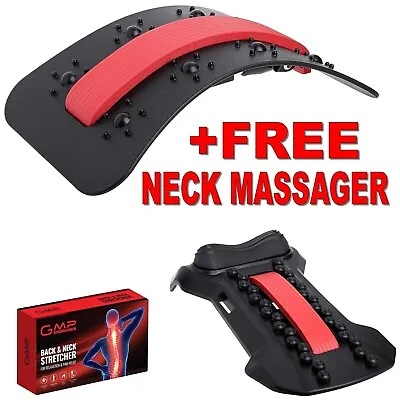 Neck And Back Stretcher Posture Corrector Pain Massager Curve Arch Spine By GMP • £13.95