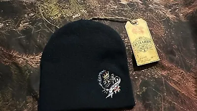 Brand New Ed Hardy Keith Richard Beanie In Navy Colour Size One  • £30