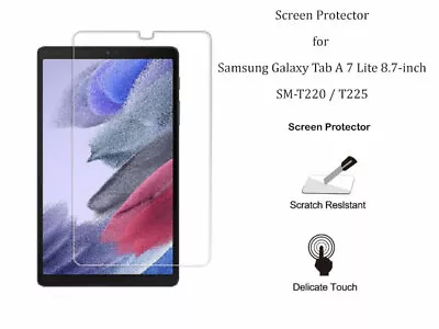 For Samsung Galaxy Tab A 7 Lite 8.7  PET Clear/Tempered Glass Screen Protector  • $5.89