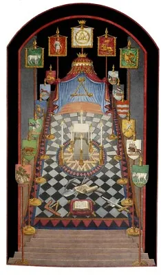 Masonic Royal Arch Masons York Rite RAM Art Print Poster Ring Chapter Freemasons • $10.99