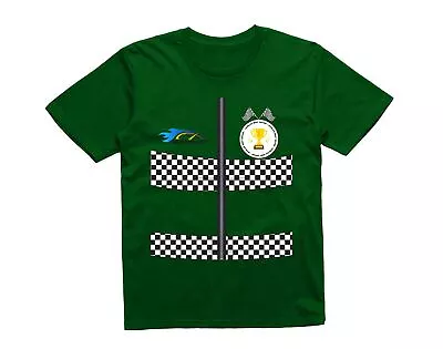 Kids Race Car Driver Dress Up Costume Impression T-Shirt Racing Rally Racer • $17.99