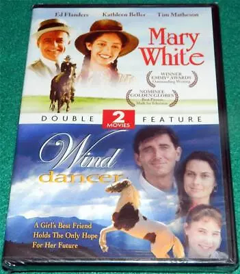 HORSE MOVIE DOUBLE FEATURE: Mary White / Wind Dancer DVD NEW • $5.95