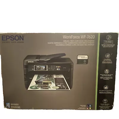 Epson Workforce WF-7620 Wireless All-in One Color Inkjet Wide-format Printer • $274.56